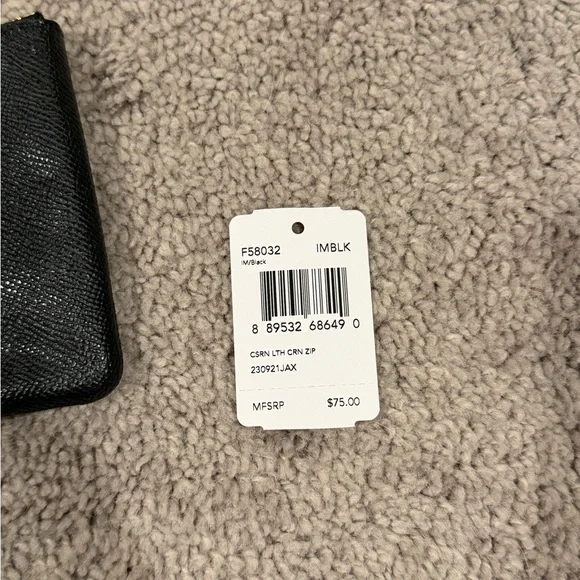 Coach Black Textured Wristlet - Picture 5 of 5